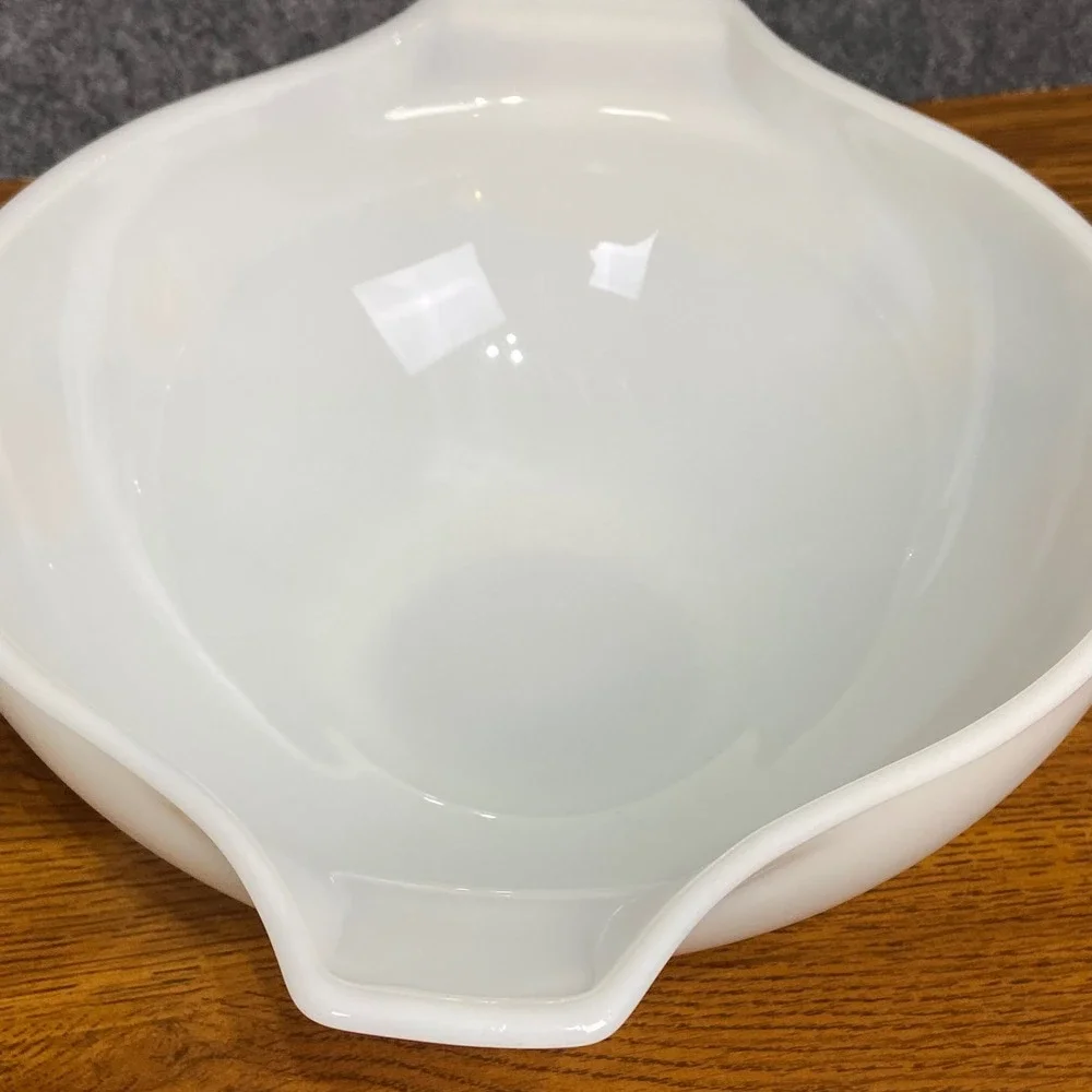 Vintage Pyrex Town & Country Cinderella 444 Mixing Bowl 4 Quart‎ Brown Orange